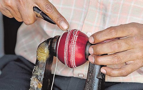 The best of cricket balls are made using cow hide, which has become difficult to find
