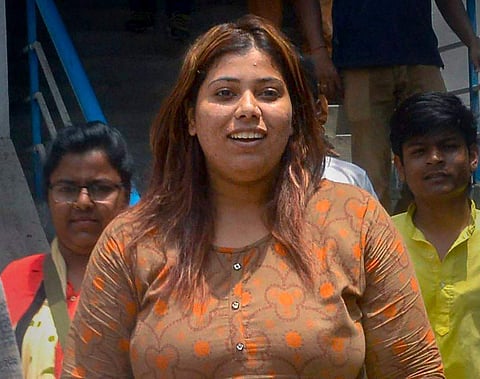 An undated picture of woman BJP activist Priyanka Sharma who was arrested for allegedly posting morphed image of West Bengal Chief Minister Mamata Banerjee on social media. | PTI