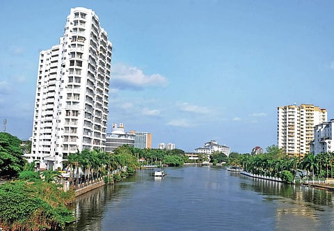 Holy Faith and Alfa Ventures situated along the coastline near Kundanoor (Photo| A Sanesh/EPS)