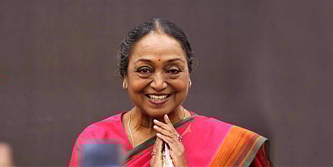 Congress candidate Meira Kumar, former Lok Sabha Speaker and daughter of legendary Dalit leader Jagjivan Ram, is banking heavily on support from the Grand Alliance.(File Photo | EPS)