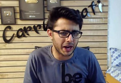 Ajay Nager aka Carryminati (Photo |Youtube Screengrab)