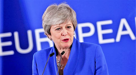 British PM Theresa May (Photo | AP)