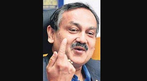 CEO Sanjiv Kumar addressing reporters in Bengaluru on Thursday  (Photo| PUSHKAR V/EPS)