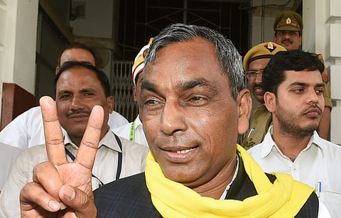 SBSP chief Om Prakash Rajbhar (File | PTI)