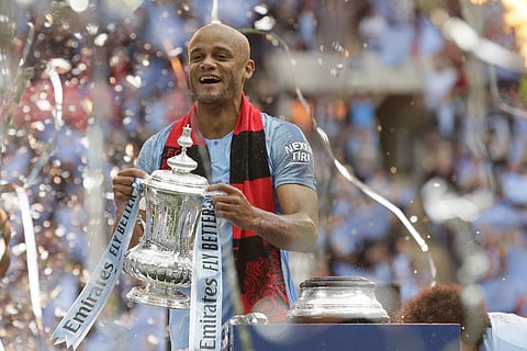 Kompany signed off with a victory in the FA Cup final on Saturday | AP