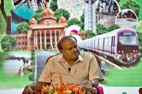 Karnataka CM HD Kumaraswamy (Photo| Nagaraja Gadekal/EPS)