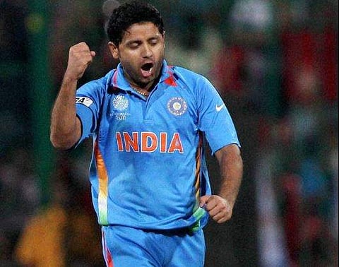 Piyush Chawla during a 2011 World Cup match. | (File | PTI)
