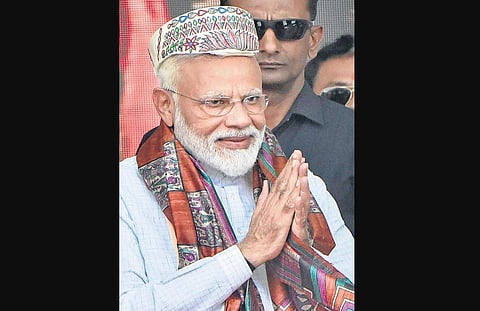 PM Narendra Modi during an election rally in Muzaffarpur on Tuesday | PTI