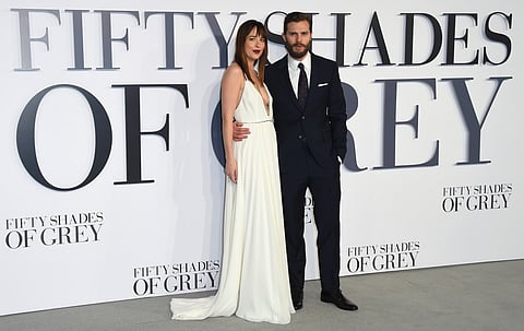 Fifty Shades of Grey lead pair Jamie Dornan and Dakota Johnson.