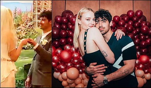 Joe Jonas and Sophie Turner tie the knot. (Photo | Instagram)