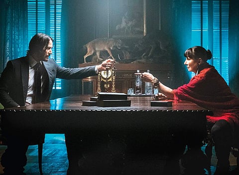 A still from Keanu Reeves' John Wick.