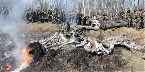 A report said that the officer commanding the Srinagar air base, where the crash took place, has been removed. (Photo | AFP)