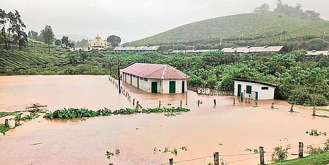 Munnar completely inundated after flood water entered highways, residential areas and tea estates | file Photo