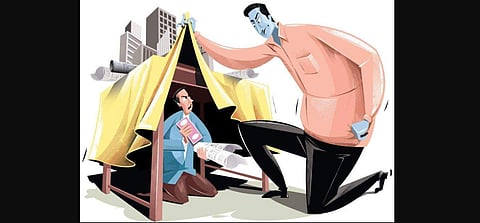 Errant home builders (Express Illustration | Tapas Ranjan)