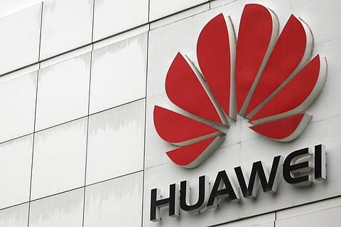 The logo of the Huawei Technologies Co. Ltd. is seen outside its headquarters in Shenzhen, Guangdong province. (File Photo | Reuters)