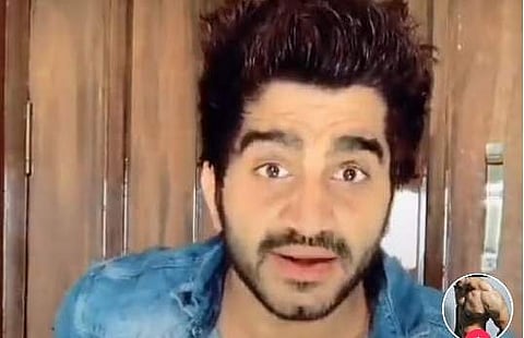 Screengrab of Mohit Mor's Tiktok video.