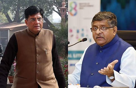 Piyush Goyal (L) and Ravi Shankar Prasad (File|EPS)