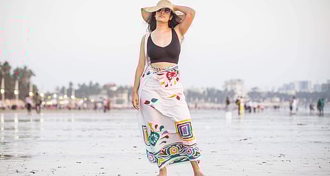 A fashionable lungi from Thatch.
