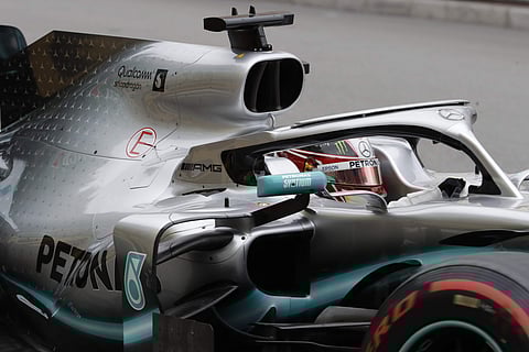 It was a dramatic lap that earned him another pole position | AP