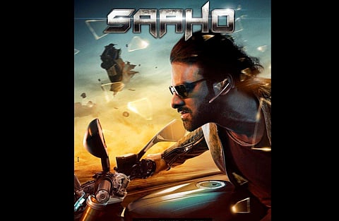 Saaho's newly released poster. (Photo | Twitter / @UV_Creations)