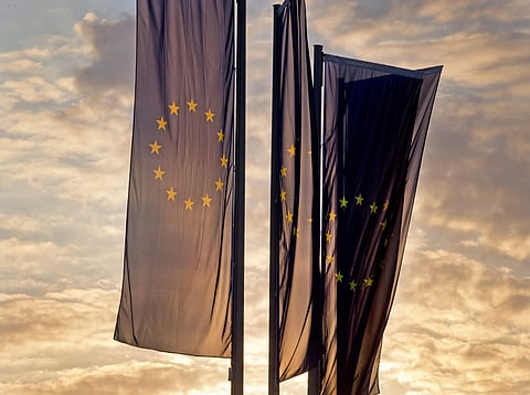 European Union | AP EU flags