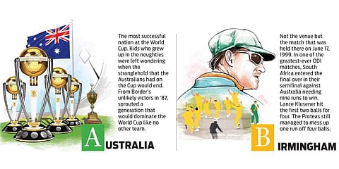 From Australia's domination to the breathtaking encounter at Birmingham.