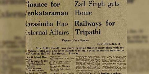 As Prime Minister Narendra Modi took oath as the Prime Minister of India for the second consecutive term on 30 May 2019, let's take a look at how The New Indian Express covered the oath-taking ceremonies of some of India's former Prime Ministers.