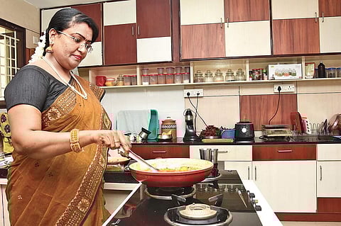 Vahitha’s cooking journey began when she participated in a cooking contest in class 7  Ashwin Prasath