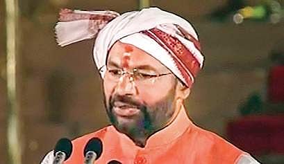 Secunderabad MP G Kishan Reddy.