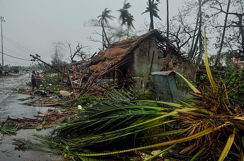 A view of the destruction caused by Cyclone Fani after its landfall in Puri (Photo | PTI)