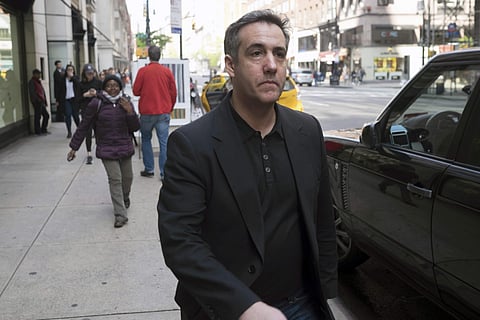 Michael Cohen, President Donald Trump's former personal attorney, walks down Madison Avenue. (Photo | AP)