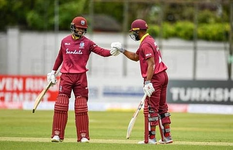 Shai Hope and John Campbell. (Photo | @Windiescricket)