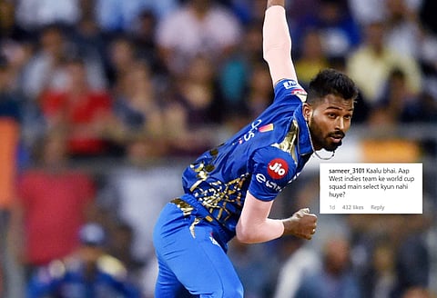 Hardik Pandya. (Photo | AP)