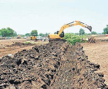 Work underway at the Halaga-Macche bypass in Belagavi | Express