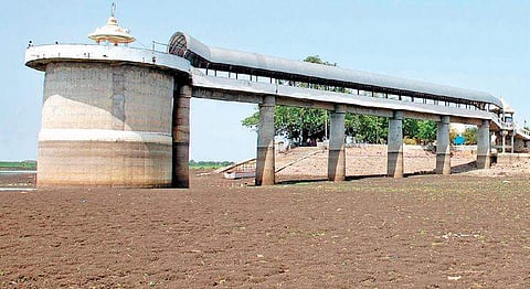 A drying Krishna river basin is one of the reasons behind signing the MoU | express