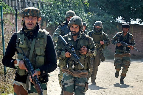 Image of BSF jawans of patrol duty used for representational purposes (File Photo | PTI)