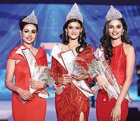 From left: Samiksha Singh, Tanya Sinha and Nikita Thomas