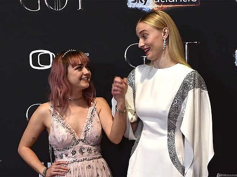 Sophie Turner and Maisie Williams. (Photo | Twitter)