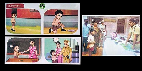 Erode boy M Yasin who has made it to the pages of the Tamil Nadu textbooks. (Photo | EPS)