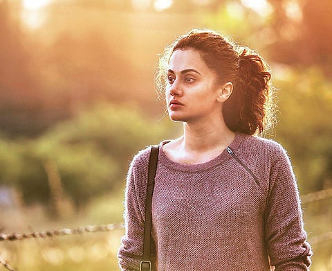 Taapsee Pannu in a still from the film Game Over;