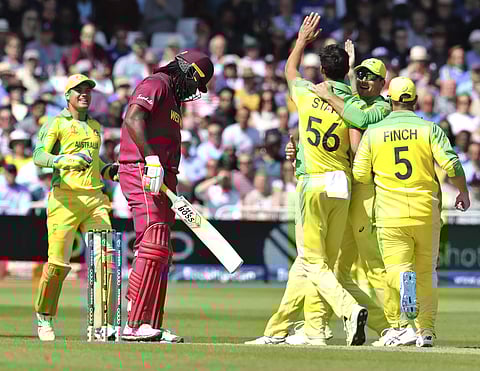 Chris Gayle was out to what should technically have been a free hit after Mitchell Starc overstepped the crease on the previous ball | AP