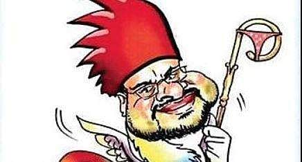 The controversial cartoon that appeared in Hasya Kairali magazine