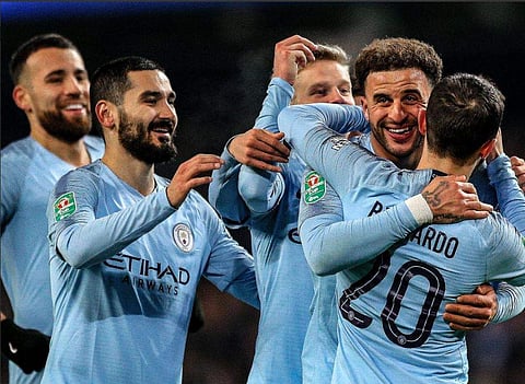 Champions Manchester City begin the defence of their Premier League title away at West Ham (Photo | Twitter @IlkayGuendogan)