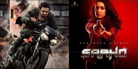 South Indian superstar Prabhas Shraddha Kapoor. (Photo | Twitter)