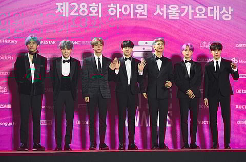 Korean pop band- BTS (Photo| AFP)
