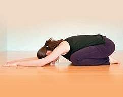 Yoga pose. For representational purposes.