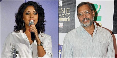 Tanushree Dutta and Nana Patekar. (Photo | PTI)