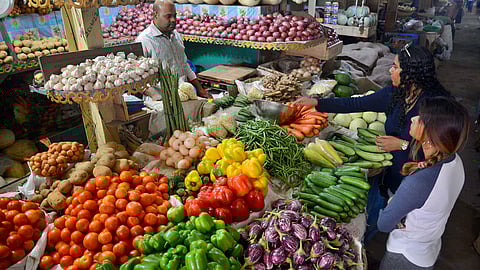 Inflation in food items shot up to 13.54 per cent in October, as against 11.53 per cent in September