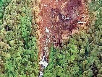 Site where AN-32 crashed on June 3