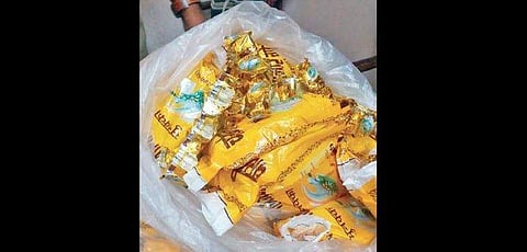 1,480 ganja chocolates, weighing more than 8 kg were seized from the accused Mihir and Anil Agarwal.